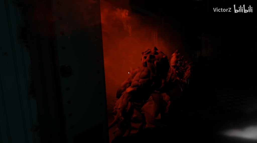 Jeff encountered in a dark interior in Half-Life: Alyx.
